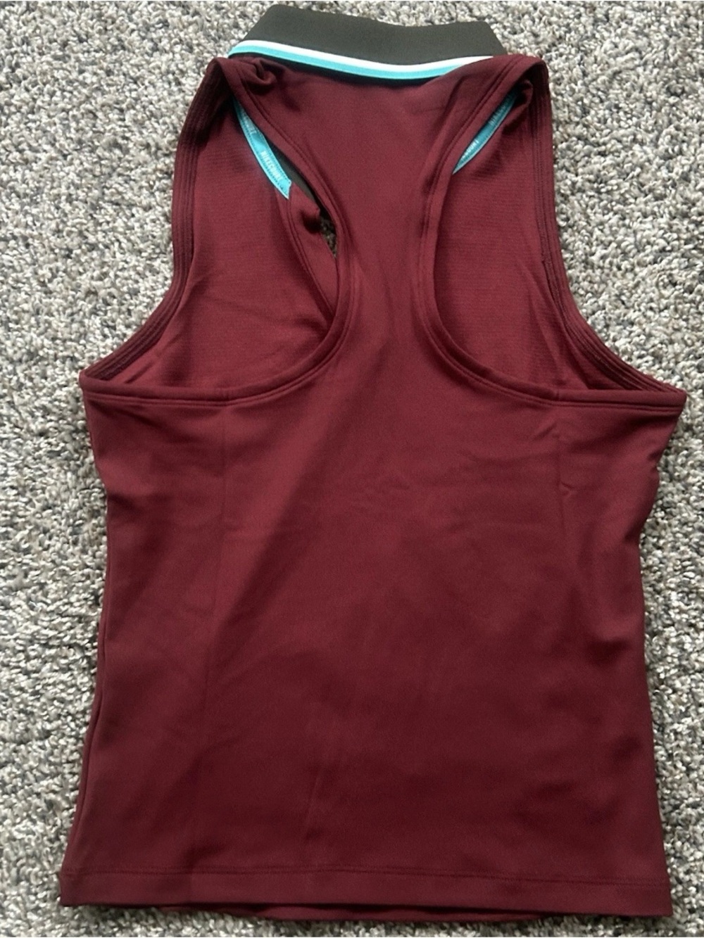 Nike Court Slam Tennis Tank Top Tight Fit Red Women's Size Large FZ6752-619 - Picture 2 of 7